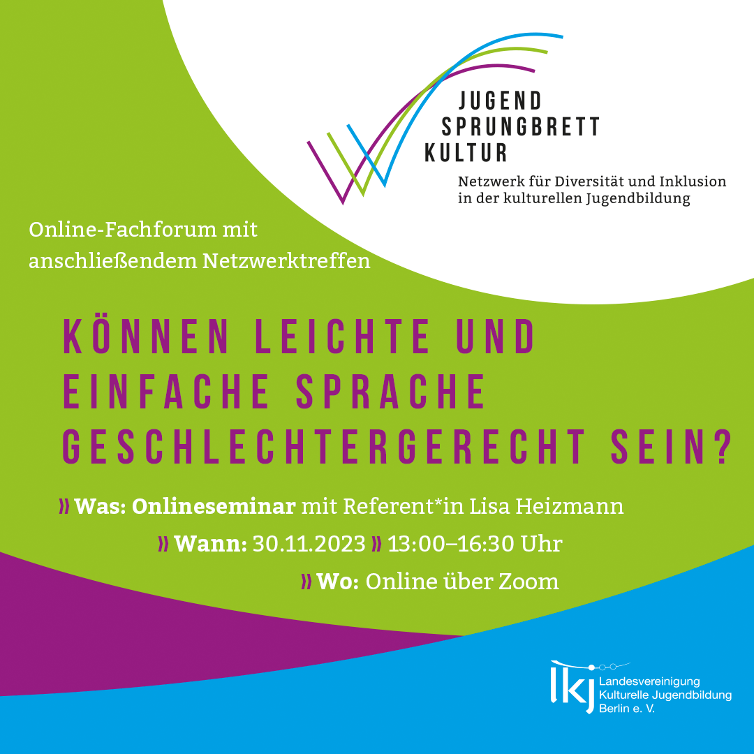 Flyer Einladung zum Online Fachforum am 30.11.2023